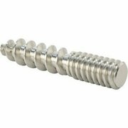 BSC PREFERRED 18-8 Stainless Steel Wood Screw Threaded Stud Number 10 Screw Size 10-24 Stud 1 Long, 25PK 90915A641